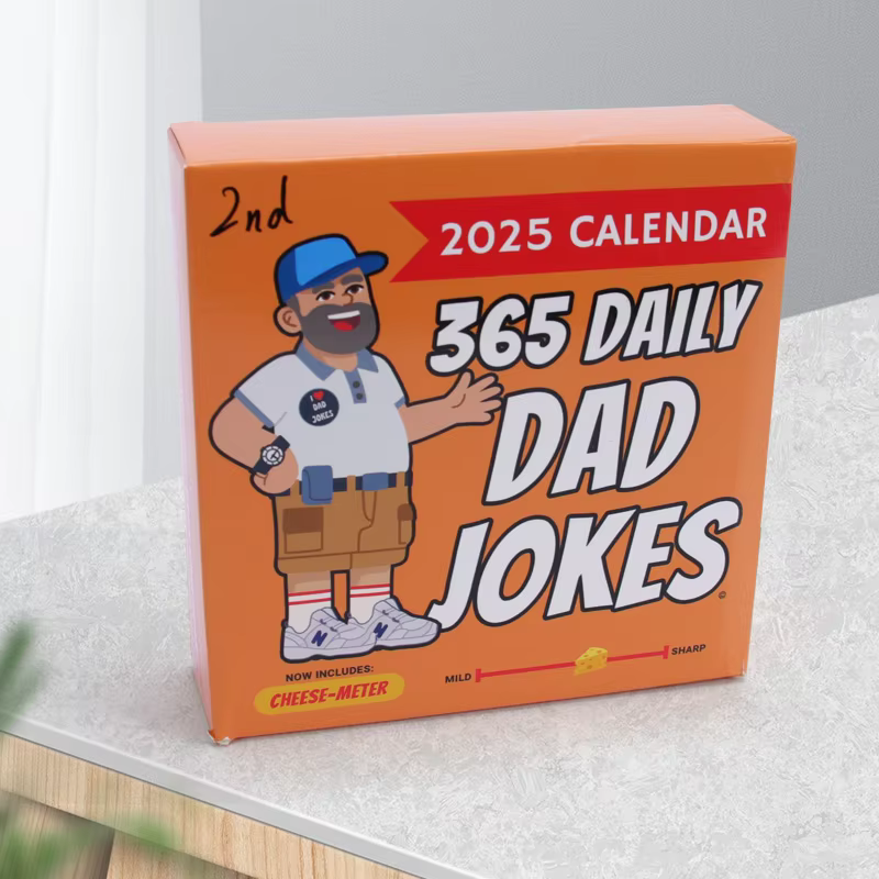 2026 Custom Calendar Printing Service Business Gift 365 Daily Tear Off Office Desk Calendar with Plastic Lean Back Stand factory