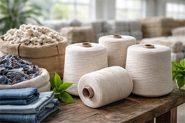 LUCKY TEXTILE CANGNAN FACTORY LTD., ein professioneller Hersteller von recyceltem Garn in China