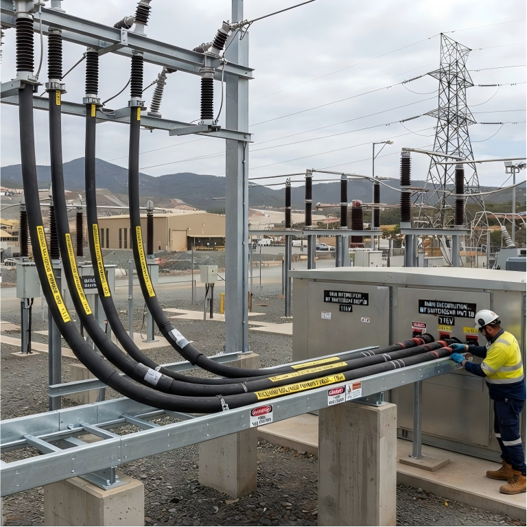 Interkontinentale Benchmarkprojek: Medium- en Lae-spanningskable en Mynkable wat doeltreffende bedrywighede in die bou- en mynboubedrywe in Australië en Suid-Amerika ondersteun