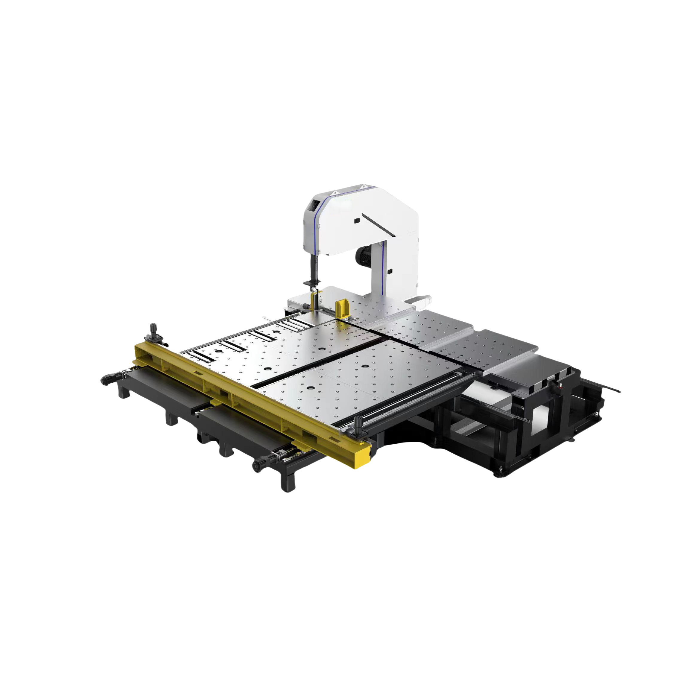 LS-0815BNC High-speed Band Saw Machine 30kw Motor 4000mm Cutting Capacity High-Accuracy