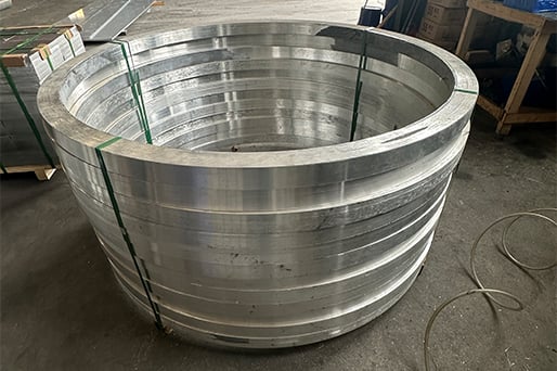 7075 Super large forging ring production