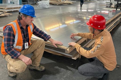 American Purchasing Representative Conducts First Bulk Order Inspection at Shanghai Hanwei Aluminum Industry
