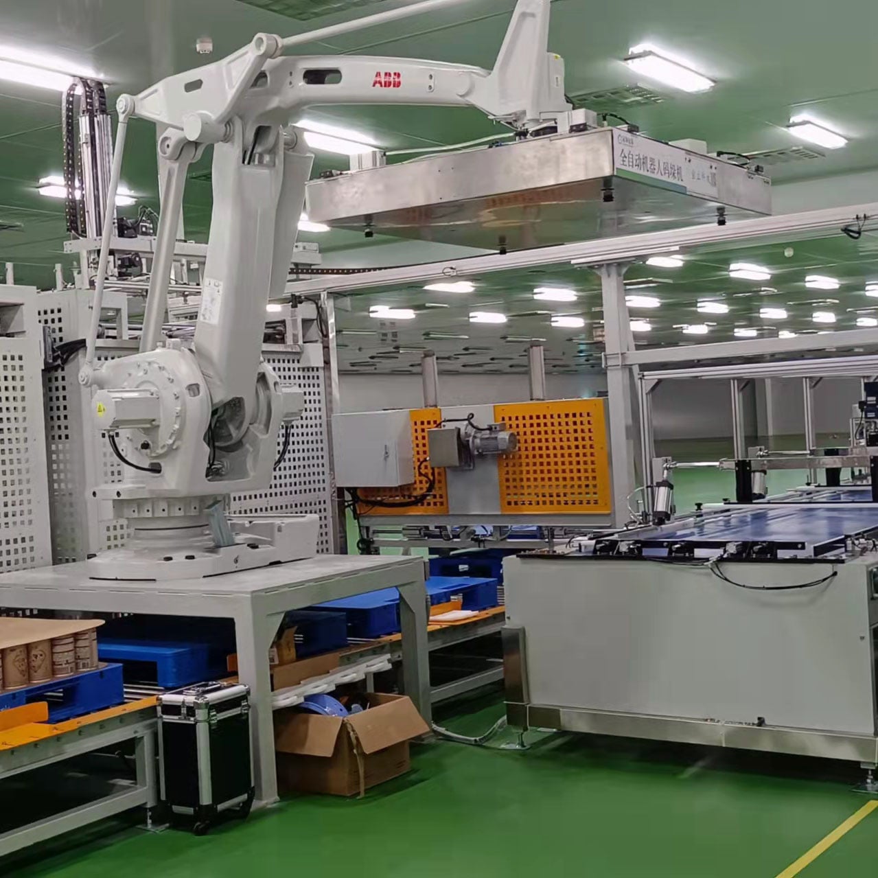 Robot Palletizer for Tin Can Production Line | High Speed Automatic Can Palletizing System