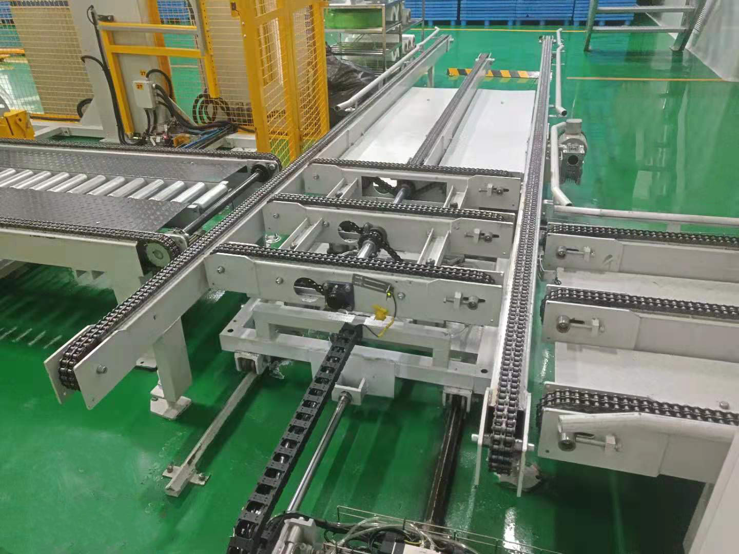 Network Chain Conveyor Ma Canmaking Production Line,Network Chain Conveyor Ma Metal Tin Can Making Line,Automatic Can Making Line Network Chain Conveyor,Can Making Line Tank Road Machine,Can Transfer Road Chain Road Conveyor Baoli China
