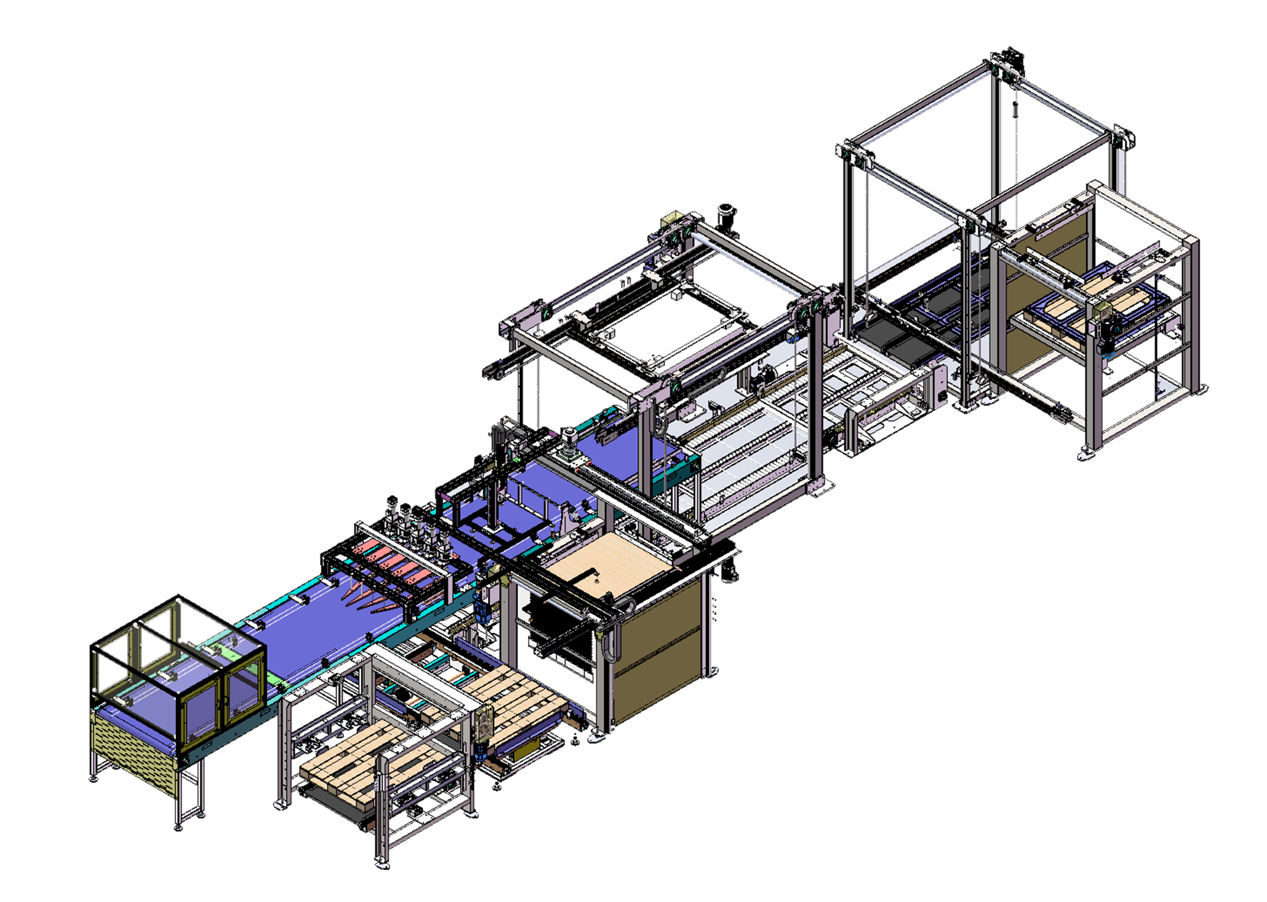 Low Level Automatic Magnetic Palletizer for Tin Can Production Line,Cost-Effective Solution,3 Piece Can Solution,Metal Can Palletizer,Full Automatic Palletizer