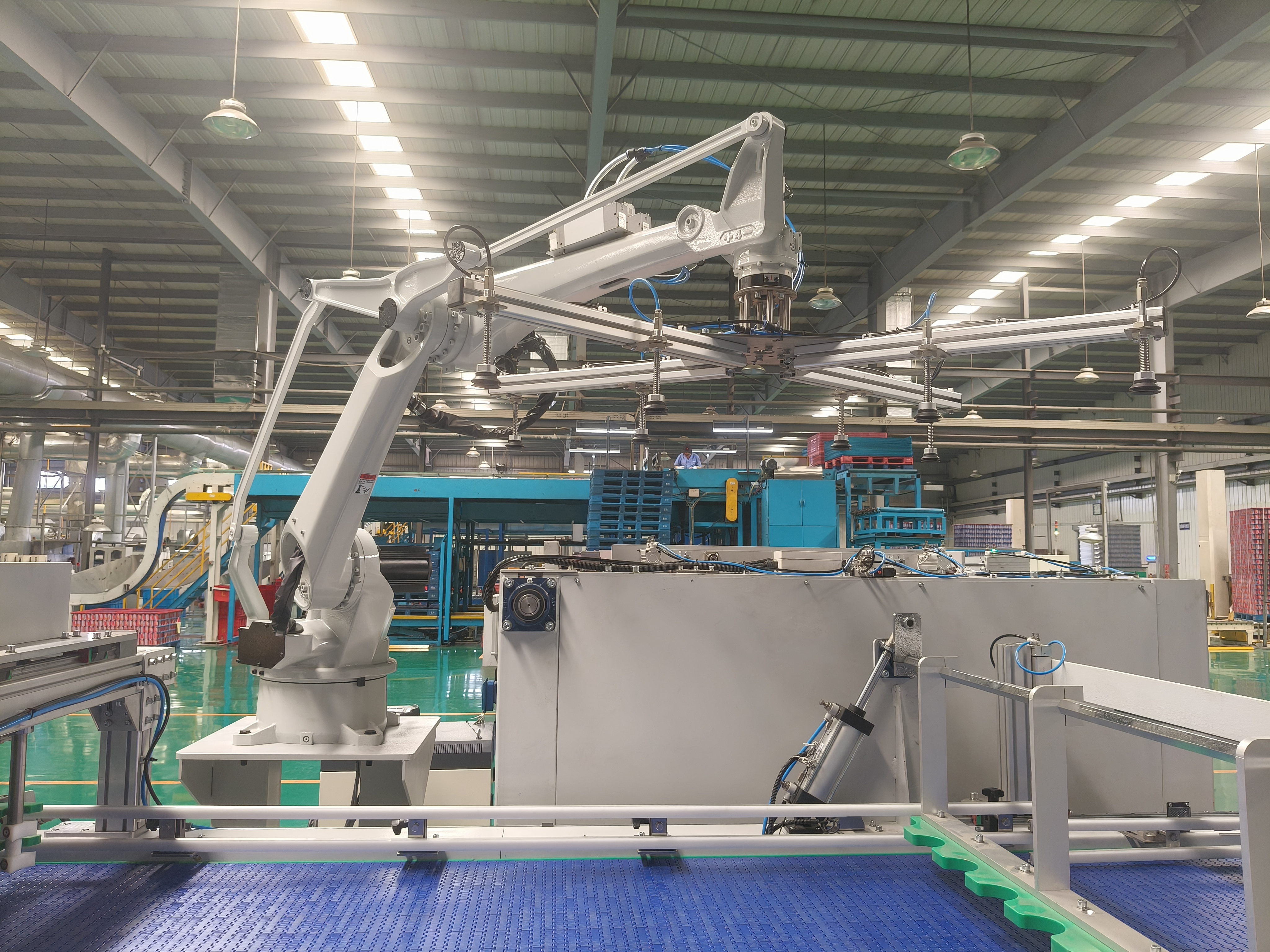 ABB Robotic Empty Can Palletizers Manufacturer In China 