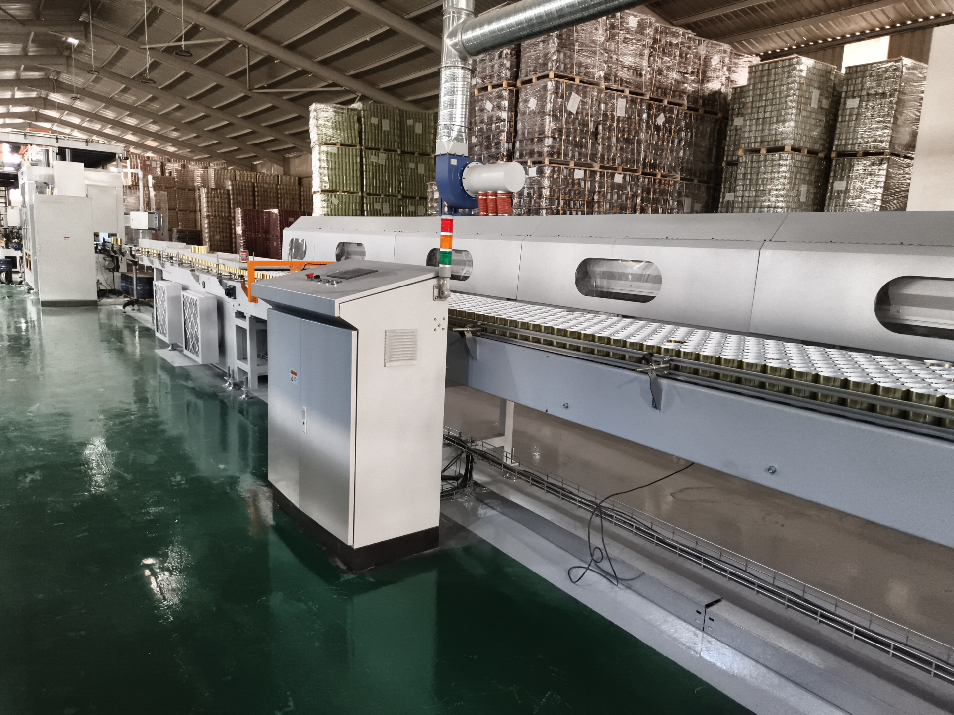 Robust Can Palletizing & Strapping for Pet Food & Food Cans