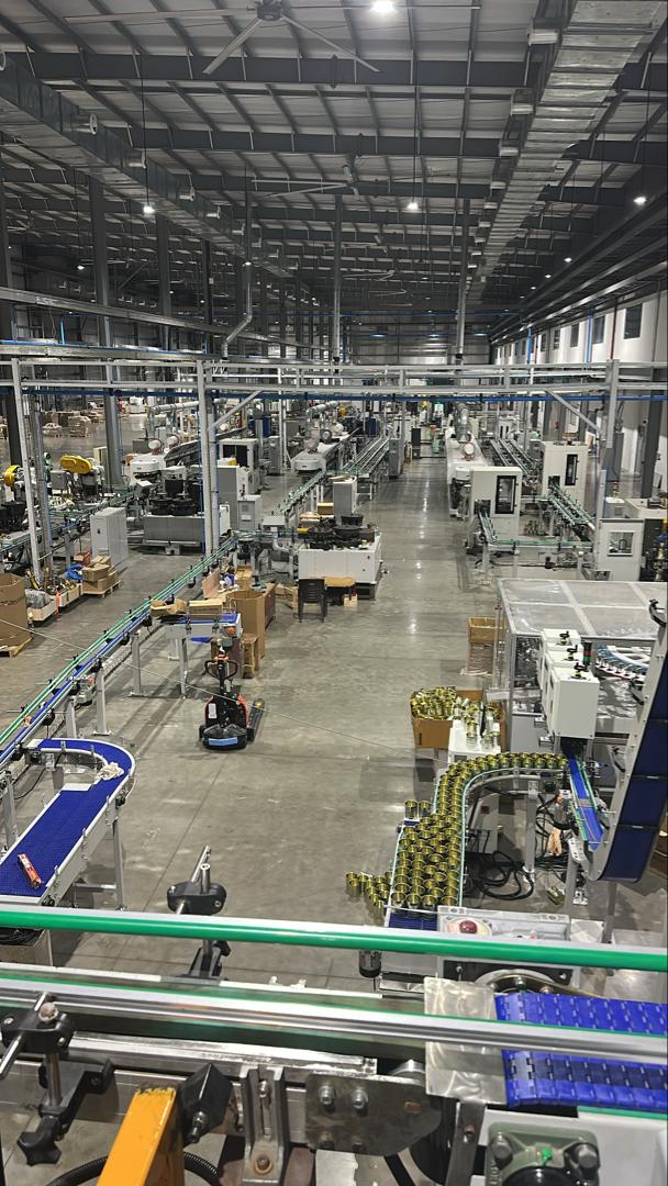 Solución de línea de producción de latas para un fabricante indio de latas para bebidas