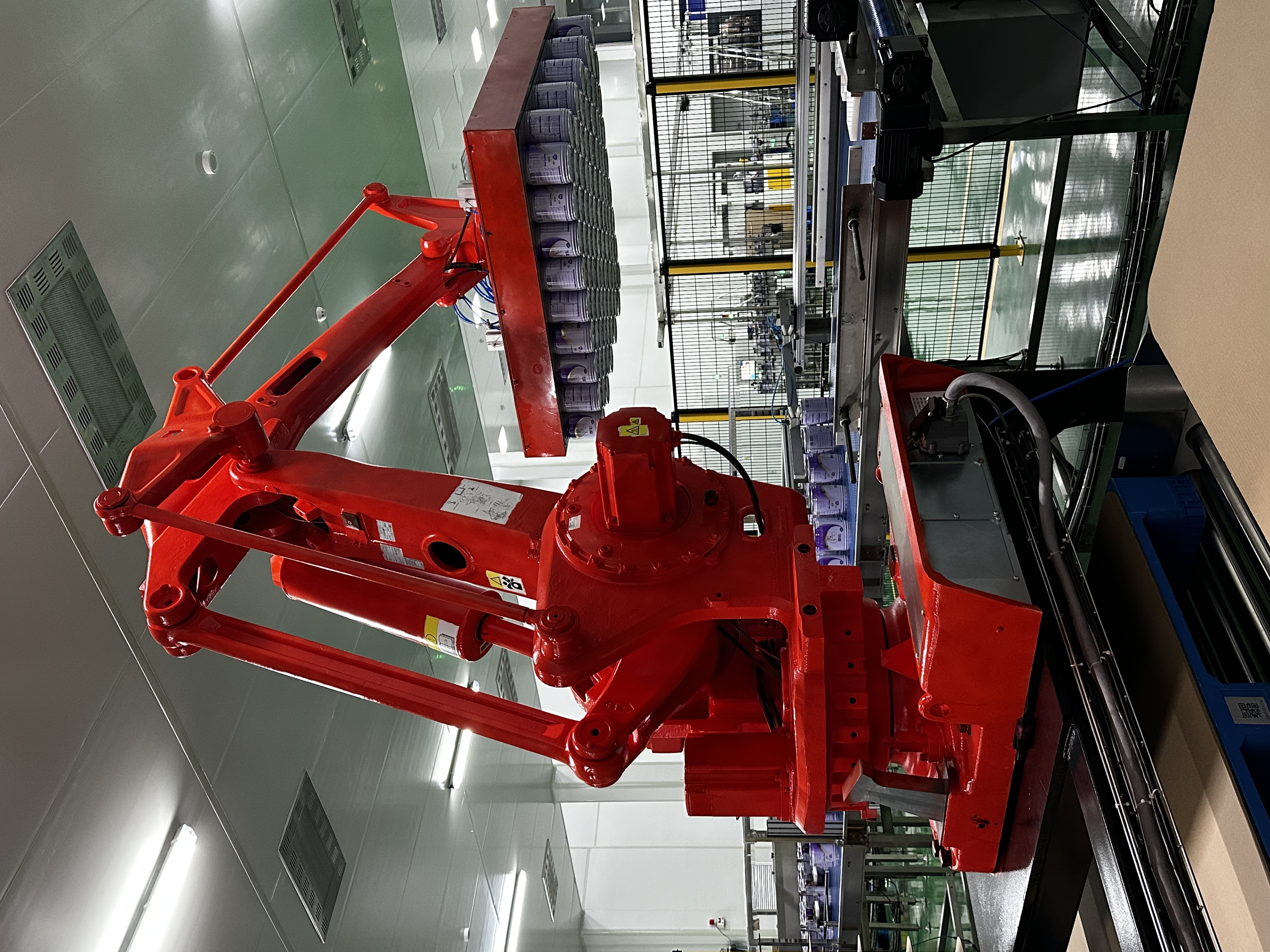 Automatic Robot Palletizer,Efficient Palletizing Robot for Can Making Production Line,3-Pieces Can Packaging Pallet Robotic Arm Machine,,Experienced Tinplate Container Robot Packaging Equipment For Beverage Food Beer Factory