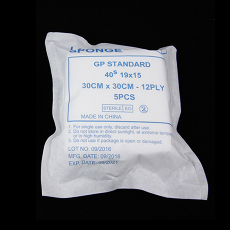 high absorbency white cotton sterile abdominal pad lap sponge