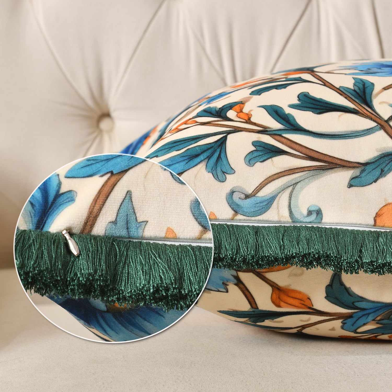 Quality control checkpoints for inspecting a velvet Cushion&pillow