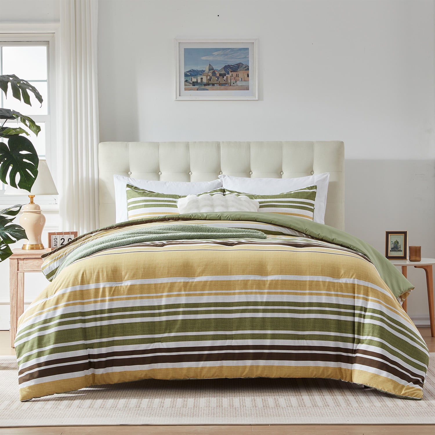 Optimizing shipping volume for a bulk Comforter set using vacuum packing