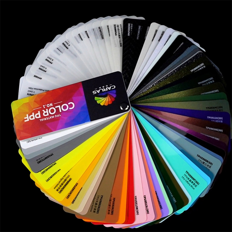 Free Sample CARLAS TPU ColorPPF Color Swatch Book – Factory Direct for Distributors