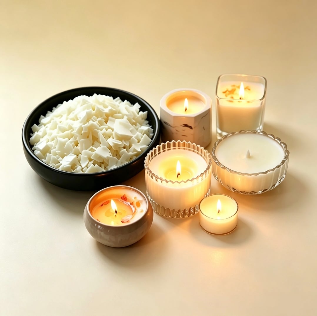 100% pure soy wax, high-quality cotton wick, specially designed for high-end candles!