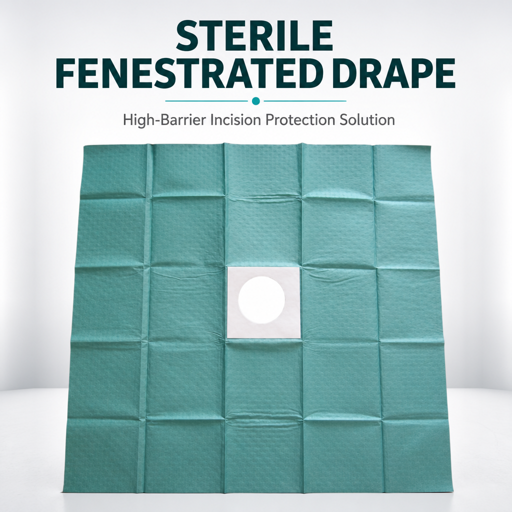 Sterile fenestrated drape