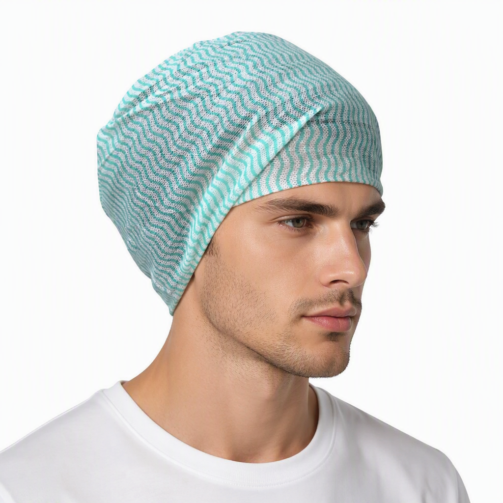 Disposable Doctor spunlace Surgical Cap With elastic for Hospital Clinic