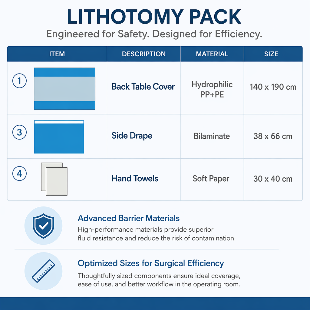 Lithotomy Pack