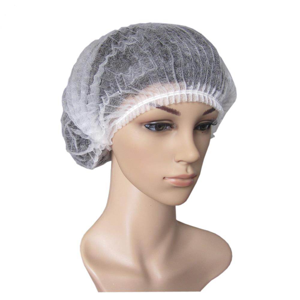 Double Elastic PP Bouffant strip Cap for Hospital Use