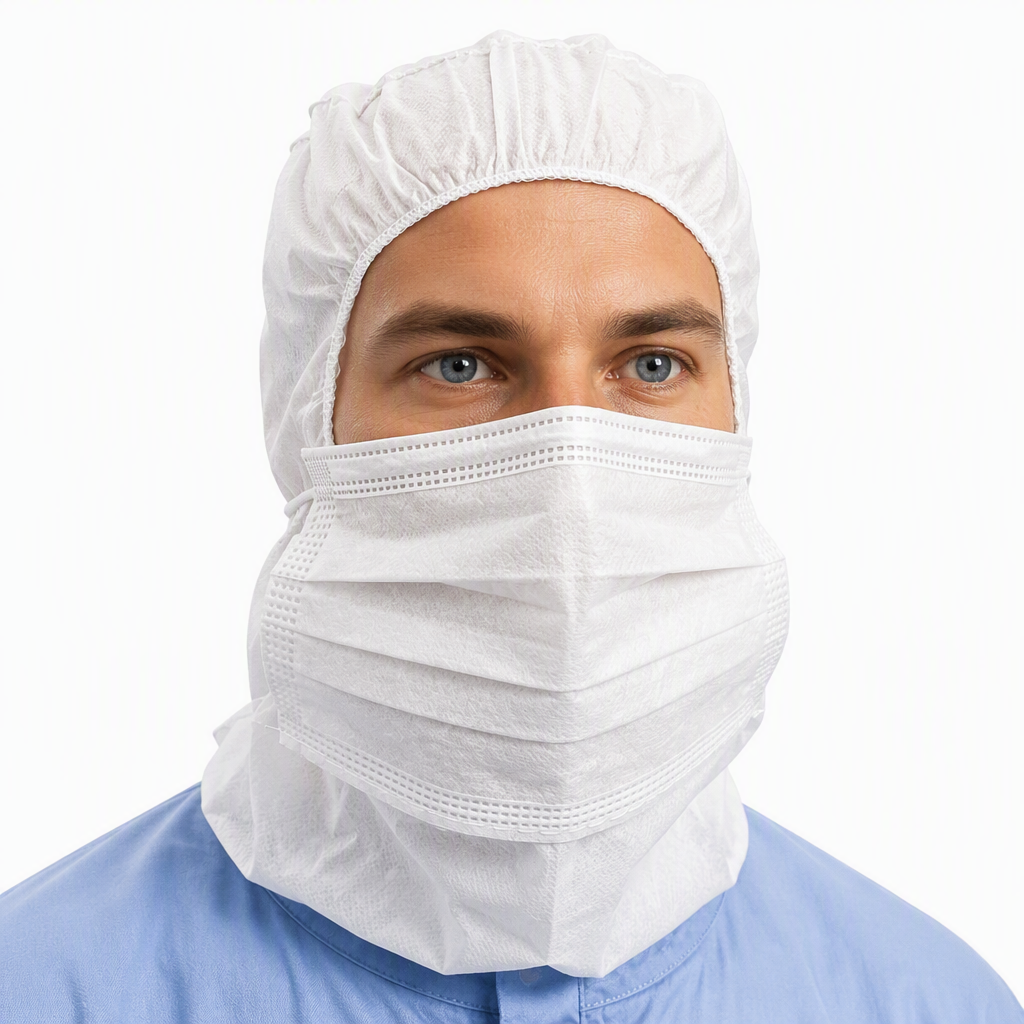 PP Helmet with face mask 