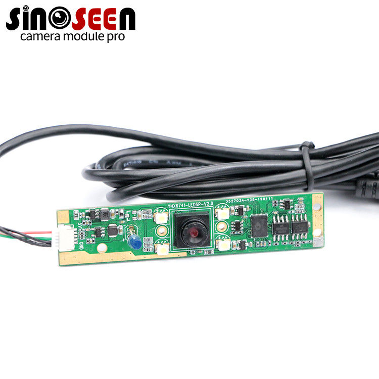מודול מצלמה USB CMOSHD 1MP עם LED - צורת פס ארוך, חיישן OV9712