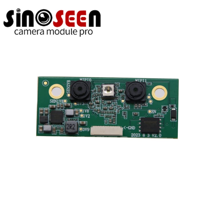 módulo de Reconhecimento Facial 3D com Chip AI de Dupla Câmera RGB IR Saída USB UVC para Autenticação Biométrica em Fechaduras Inteligentes