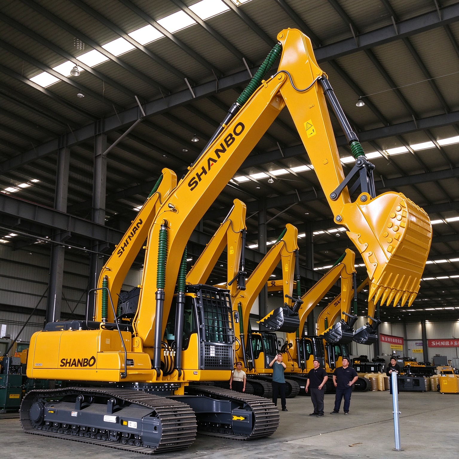 Overseas clients traveled from afar to conduct an on-site inspection of the Shanbo Construction Machinery Equipment (Shandong) Co., Ltd. factory—and successfully finalized a major order!