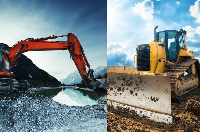 Bulldozer vs Excavator: Comparáid chuimsitheach ar Chumhacht agus Feidhmíocht