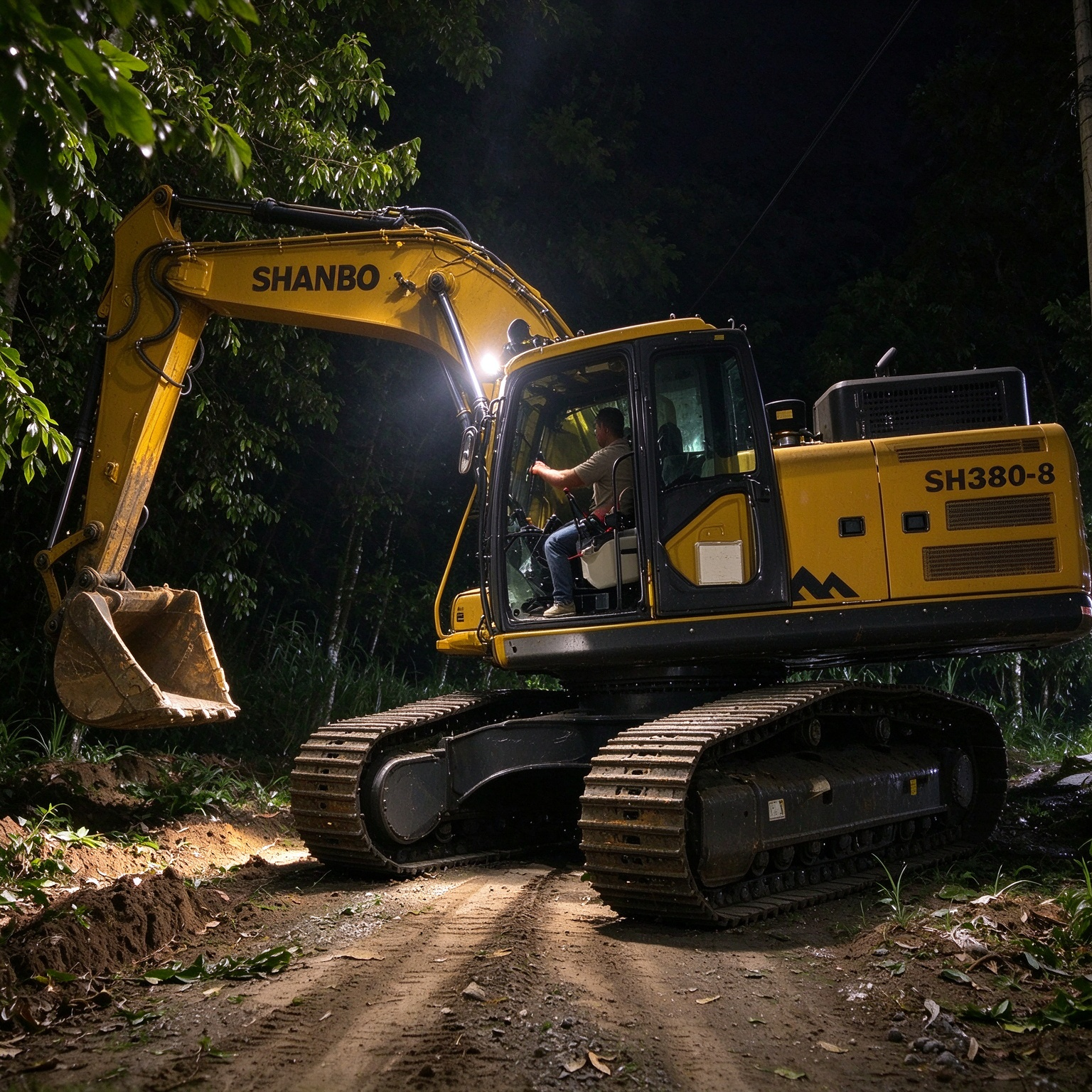 SHANBO SH380-8 Excavator Handover in Ecuador, Site Commissioning & Genuine Customer Feedback