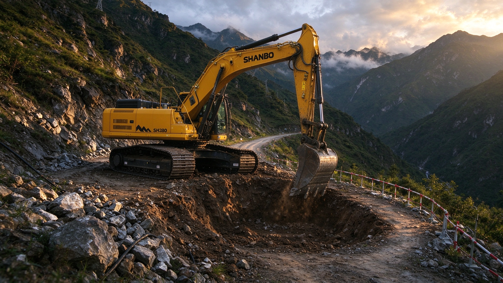 Introduction to the SHANBO 38-Ton Excavator
