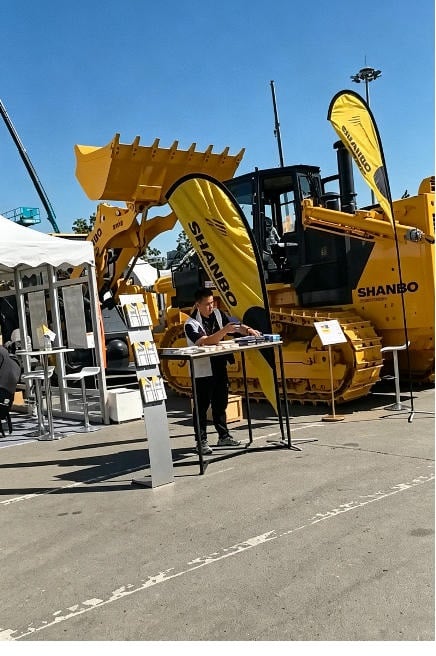 Shanbo Construction Machinery Shines at Russian International Construction Machinery Exhibition, Empowering Global Engineering with Premium Equipment