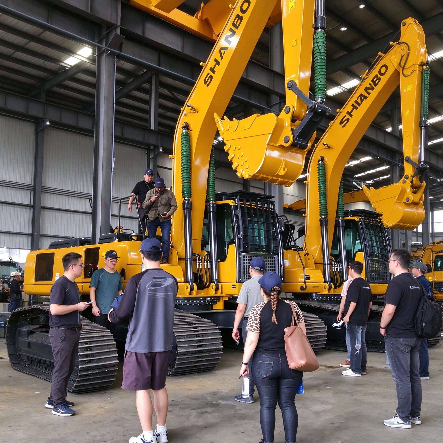 Overseas clients traveled from afar to conduct an on-site inspection of the Shanbo Construction Machinery Equipment (Shandong) Co., Ltd. factory—and successfully finalized a major order!