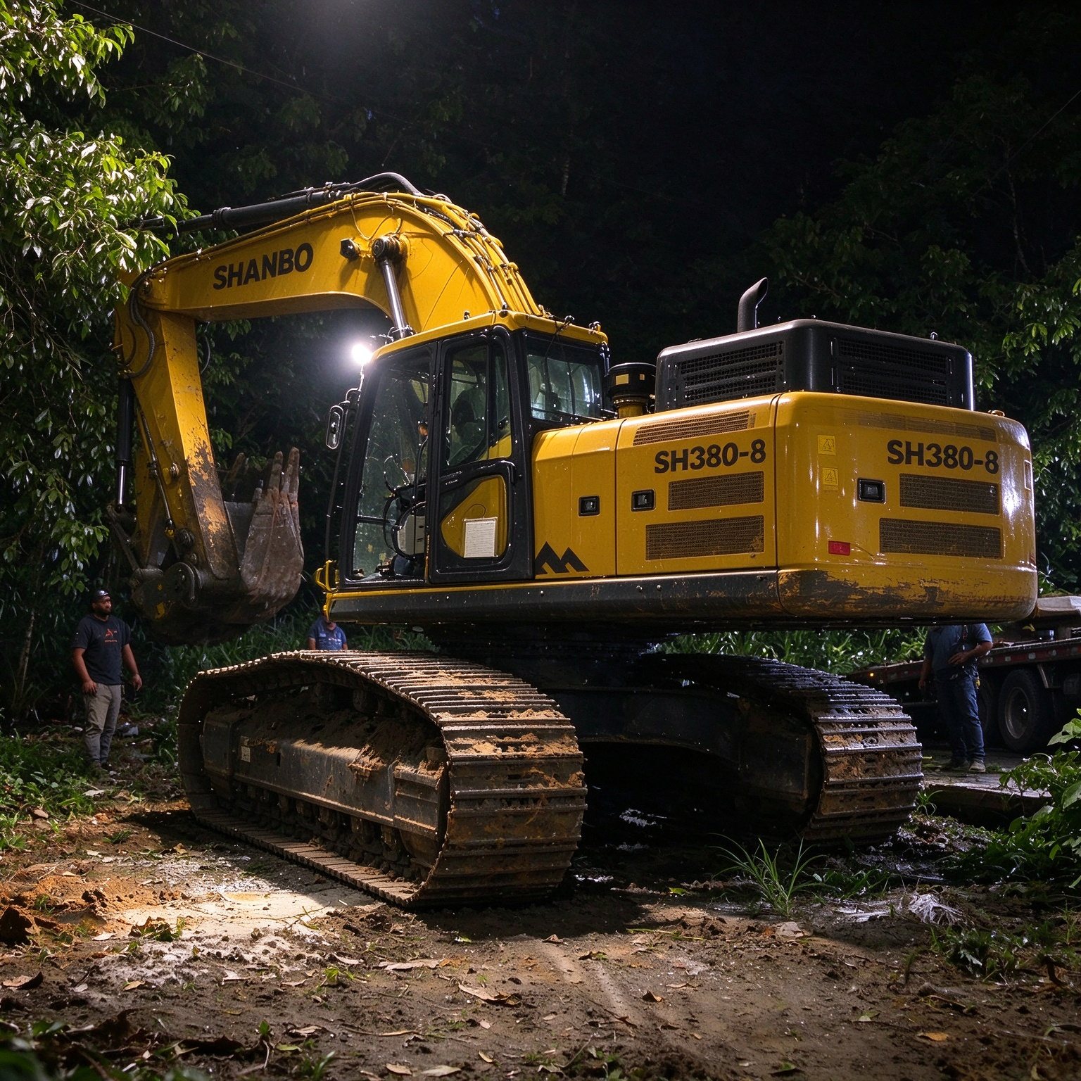 SHANBO SH380-8 Excavator Handover in Ecuador, Site Commissioning & Genuine Customer Feedback