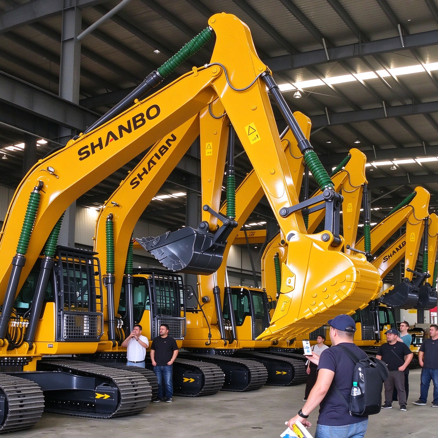 Overseas clients traveled from afar to conduct an on-site inspection of the Shanbo Construction Machinery Equipment (Shandong) Co., Ltd. factory—and successfully finalized a major order!