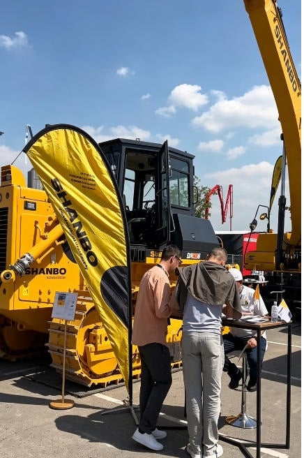 Shanbo Construction Machinery Shines at Russian International Construction Machinery Exhibition, Empowering Global Engineering with Premium Equipment