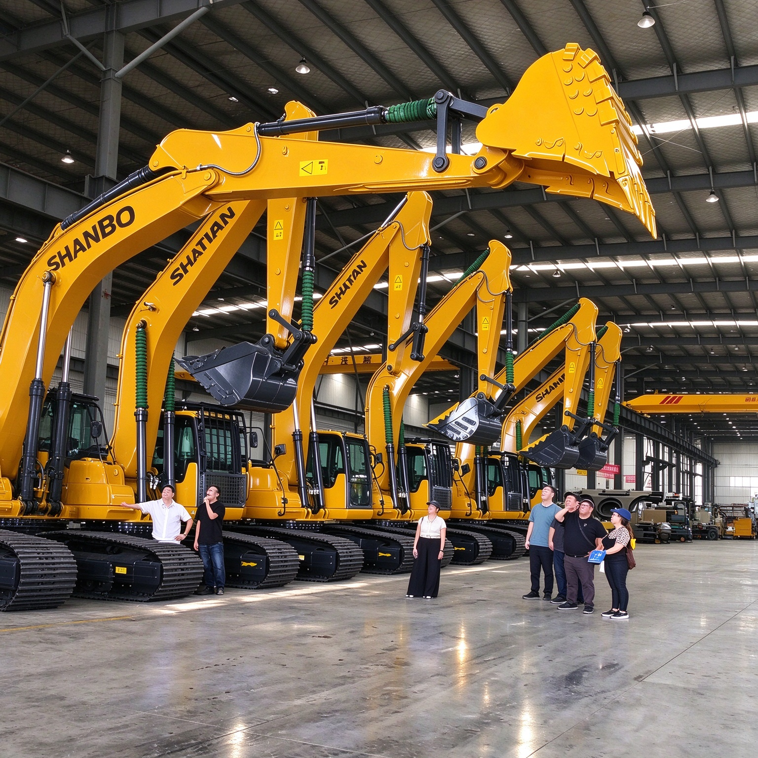 Overseas clients traveled from afar to conduct an on-site inspection of the Shanbo Construction Machinery Equipment (Shandong) Co., Ltd. factory—and successfully finalized a major order!