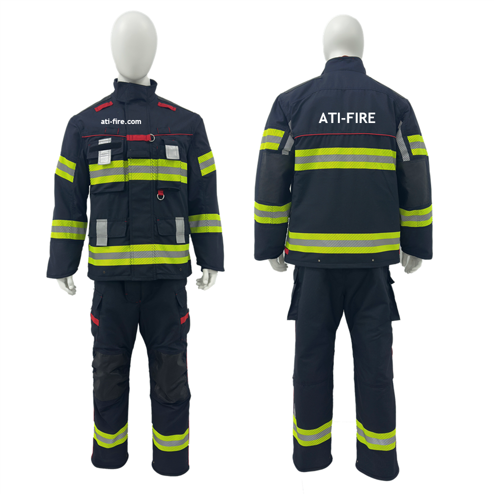 rs9028 yellow en 469 certified firefighter suit supplier-6