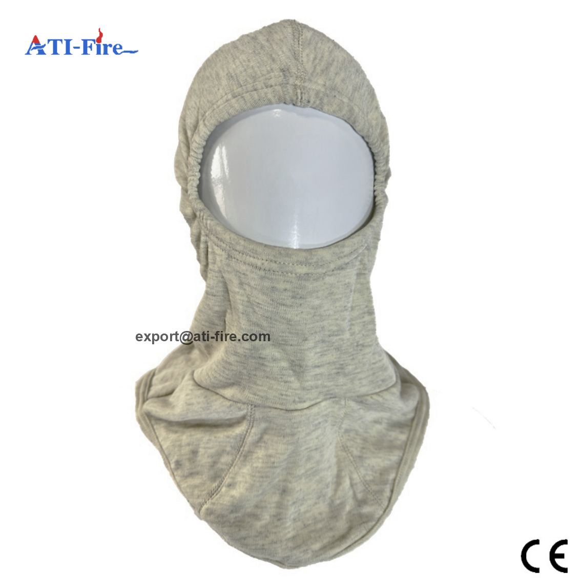 Heather Gray Aramid Fire Resistant Firefighter Balaclava FHD-04