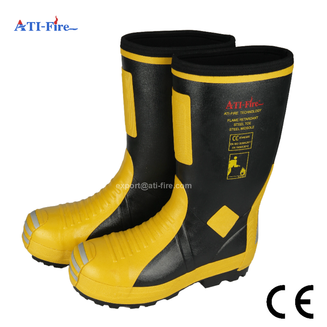 EN15090 Certified Fire Rubber Boots FRUB-020