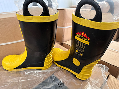 Design and development of firefighters' rubber boots