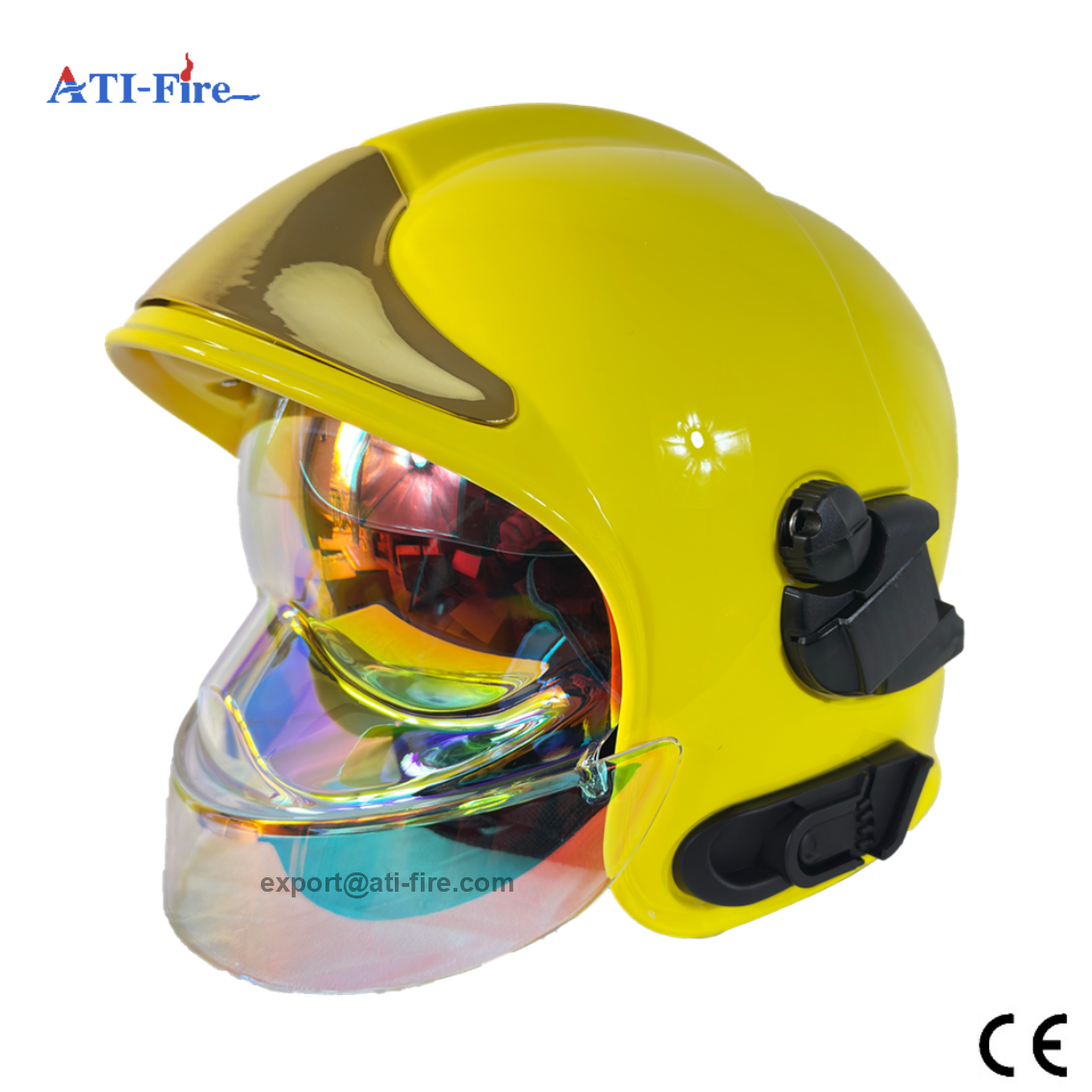 en443 european style firefighter helmet ati rh 01 a2203337-7