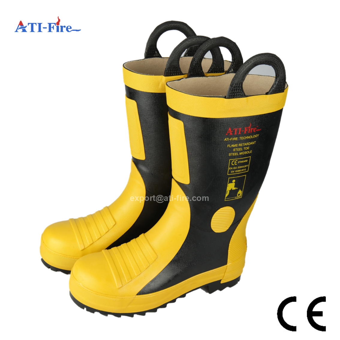 CE Fire Rubber Boots A081