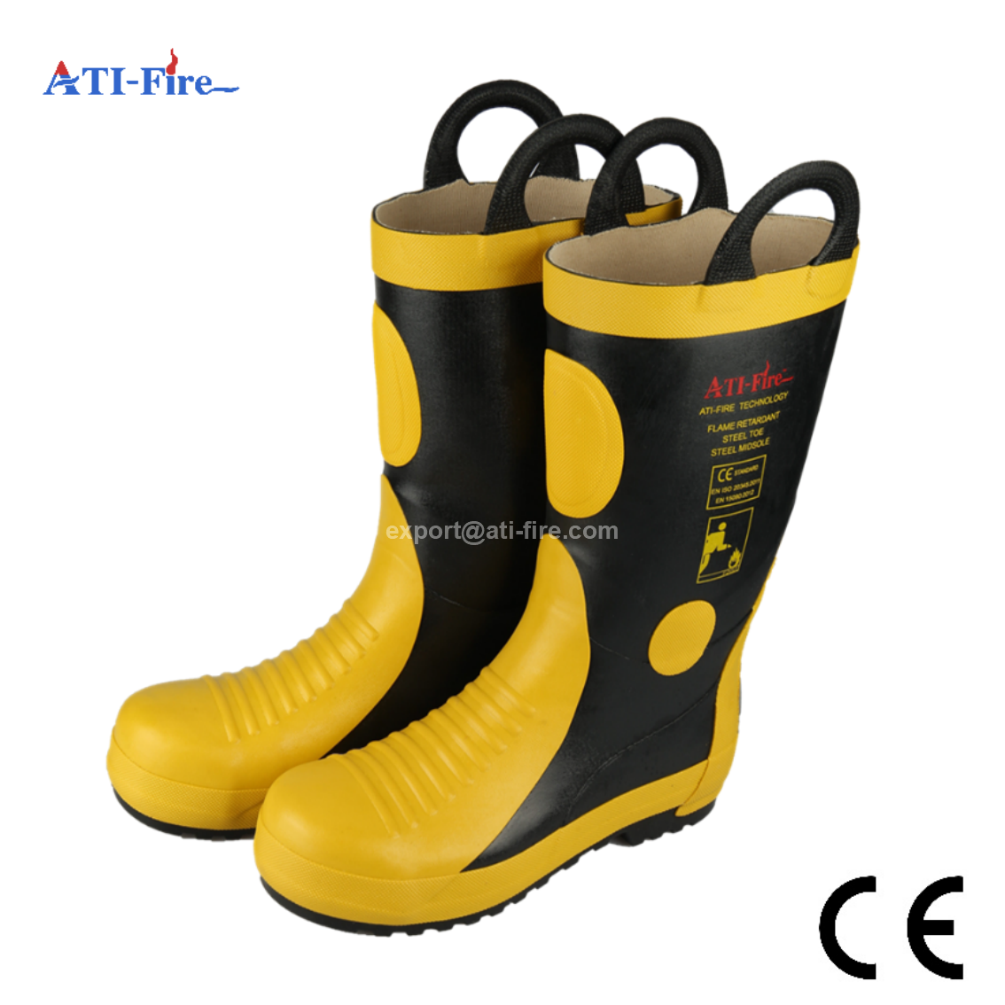 ATI-FIRE EN Fireman Rubber Boots A070