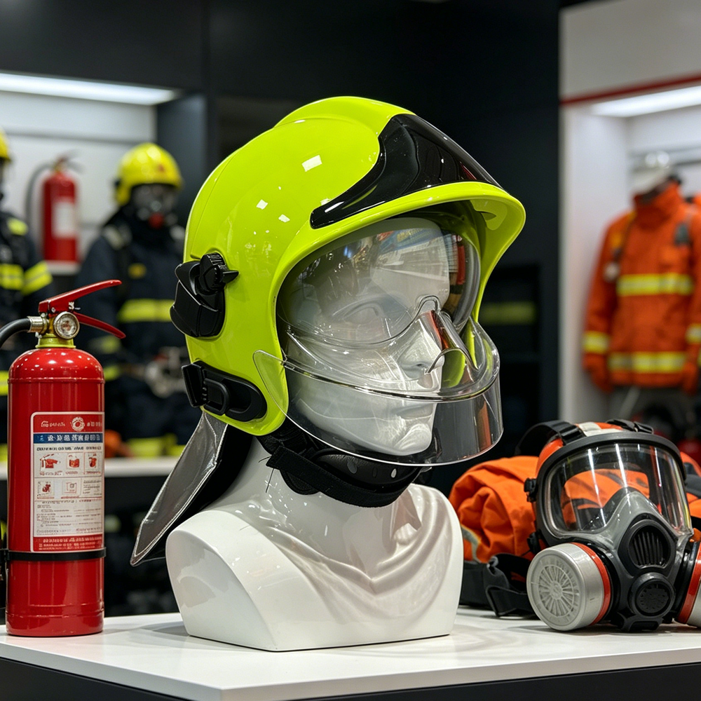 China ANBEN FIRE Europe F1フルフェイスダブルゴーグルスタイル消防用