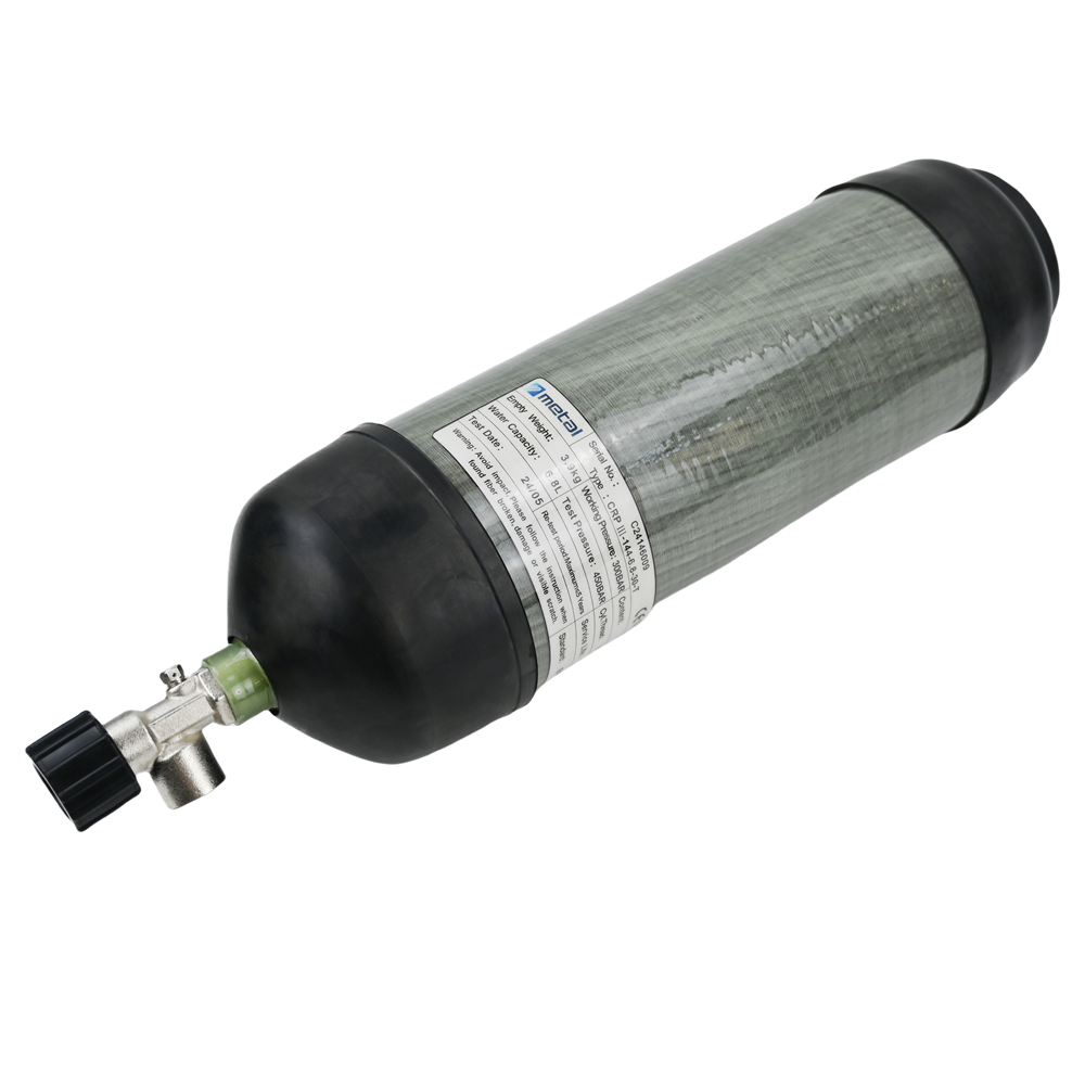 EN 12245 Certified 6.8L Carbon Fiber Glass Cylinder (6.8L)