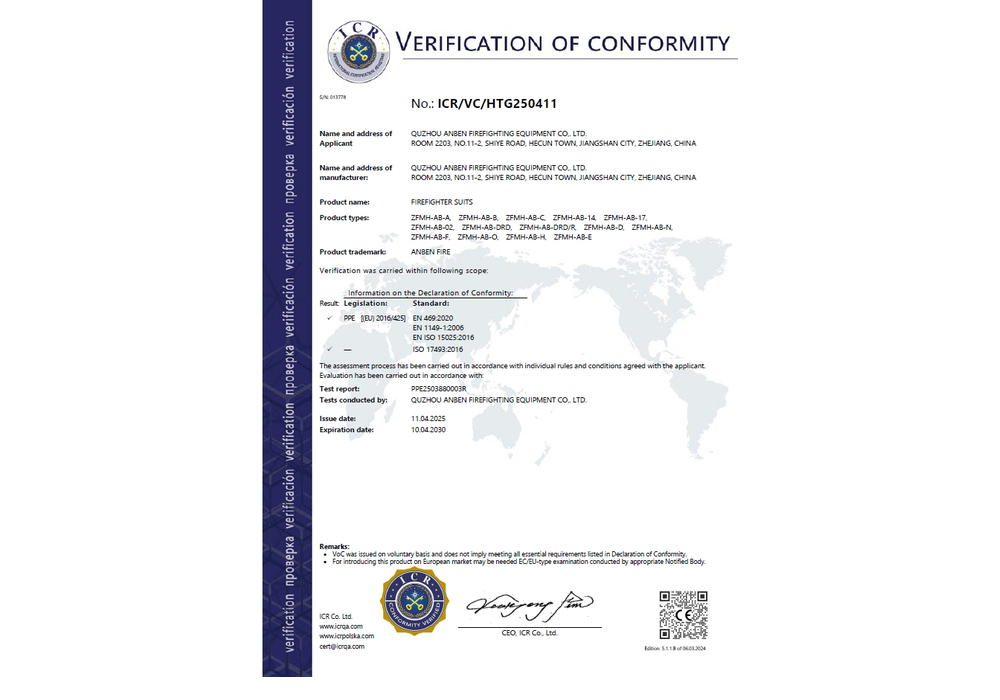 Full range of latest CE certification updates