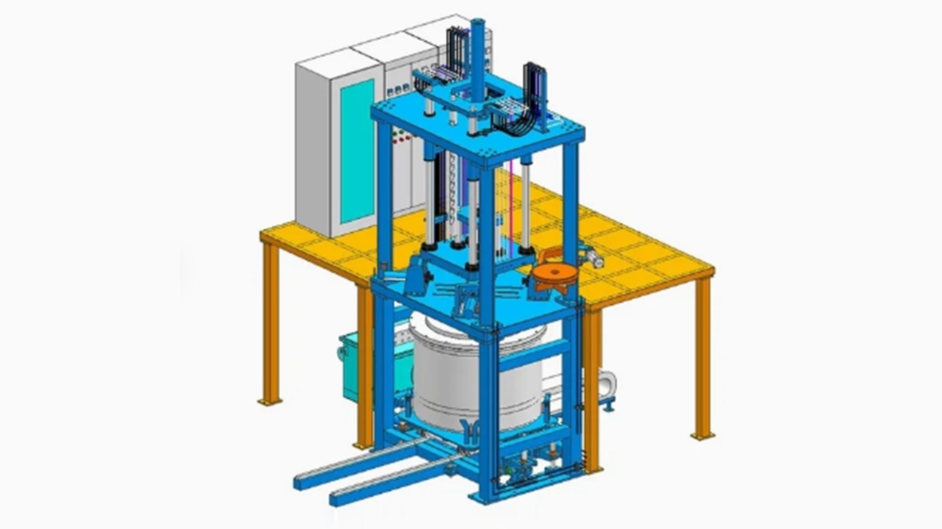 BQ Die Casting Machinery Aluminum Low Pressure Molding Die Cast Machine