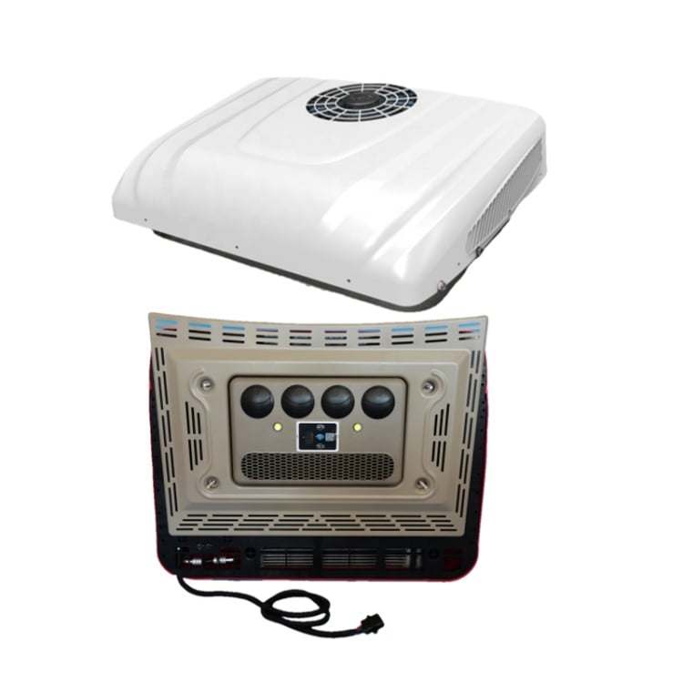 12V 24V Rooftop Integrated Parking Air Conditioner | Low Noise Truck Cab Cooling System-R1
