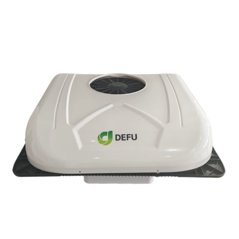 DEFU Low Power Consumption Rotor Compressor 12V 24V RV Tractor Rooftop Air Conditioner 