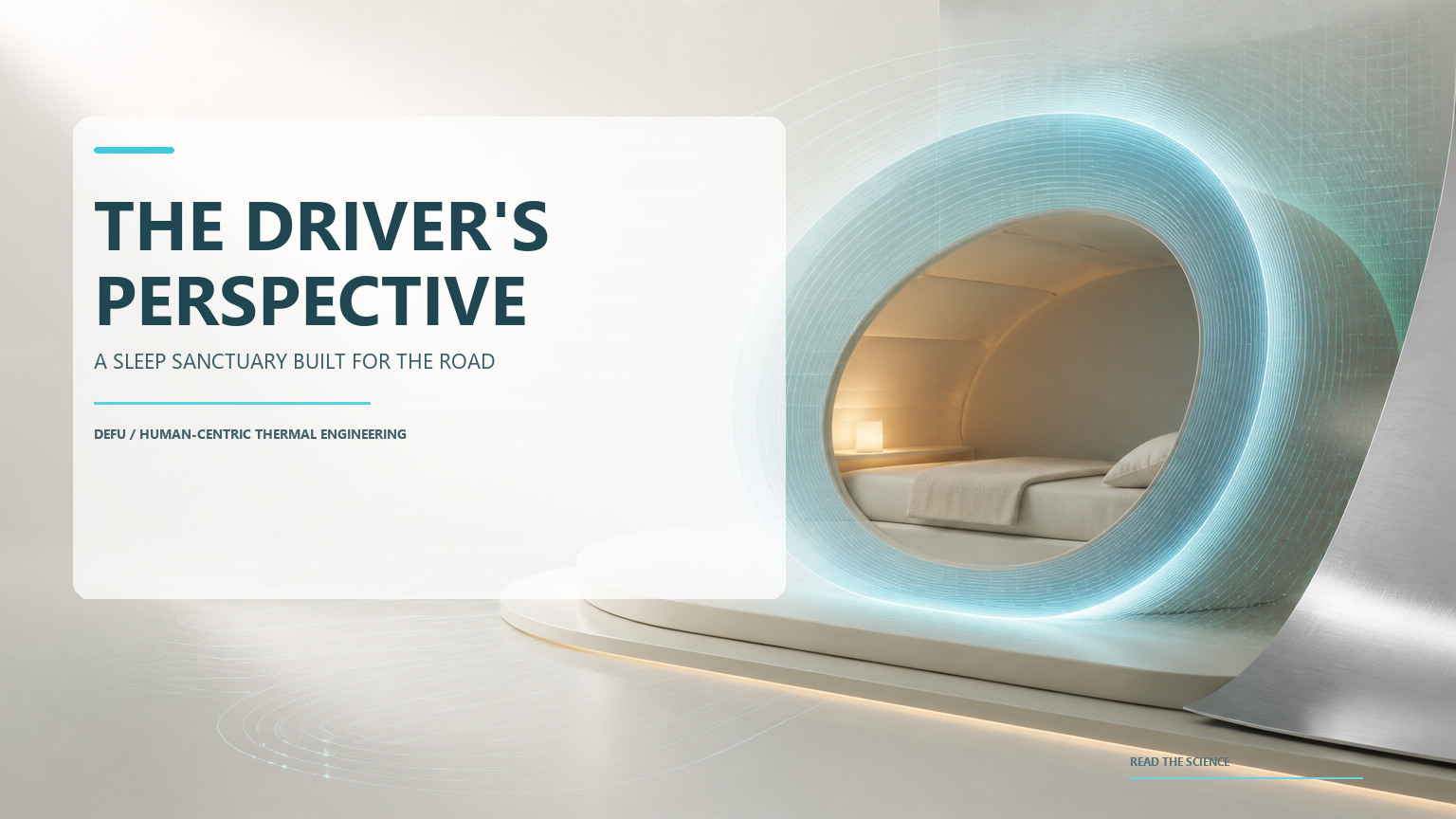 The Professional Driver’s Sanctuary: The Bio-Rest Science Behind DEFU Silent Climate Control