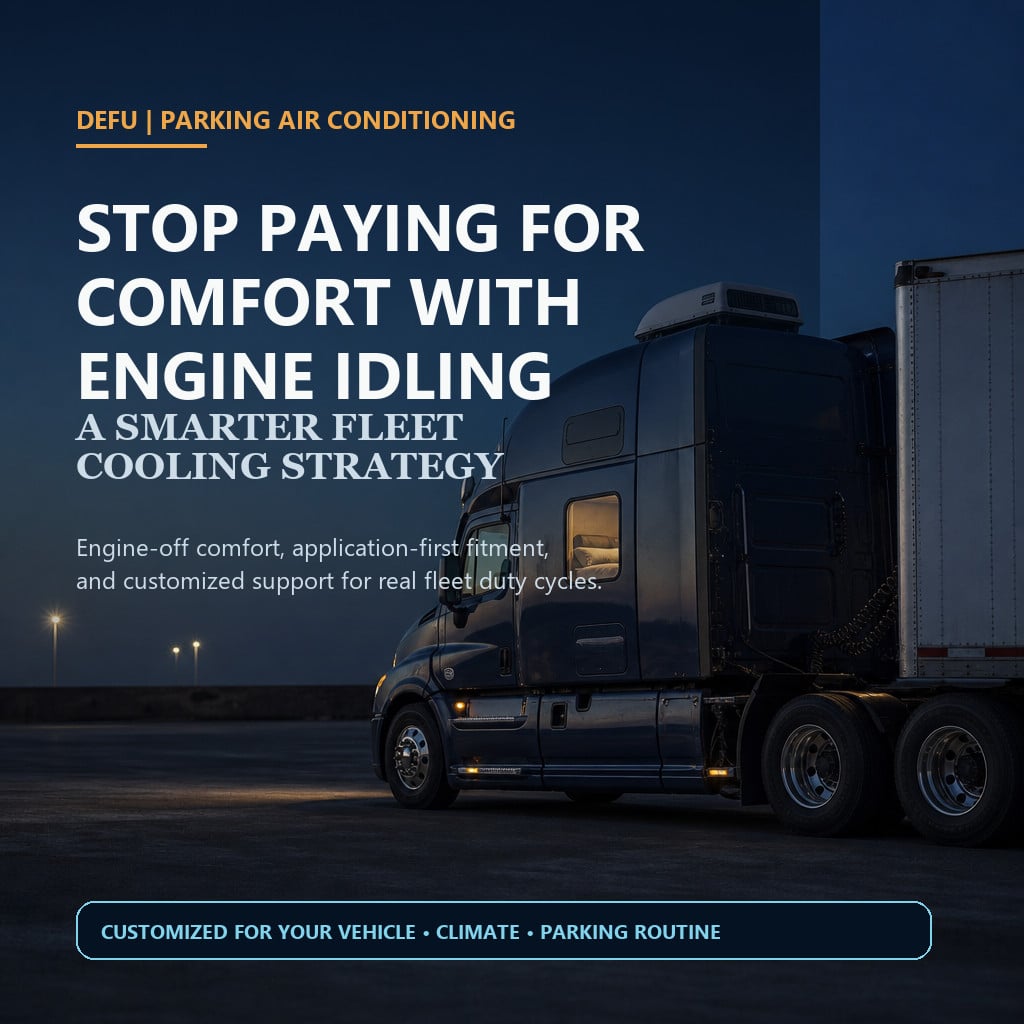 Stop Paying for Comfort with Engine Idling: A Smarter Fleet Cooling Strategy
